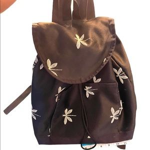 Embroidered backpack